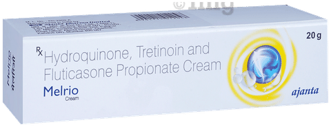 Melrio Cream with Hydroquinone, Tretinoin and Fluticasone Propionate image