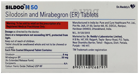 Sildoo-M 50 Tablet ER image