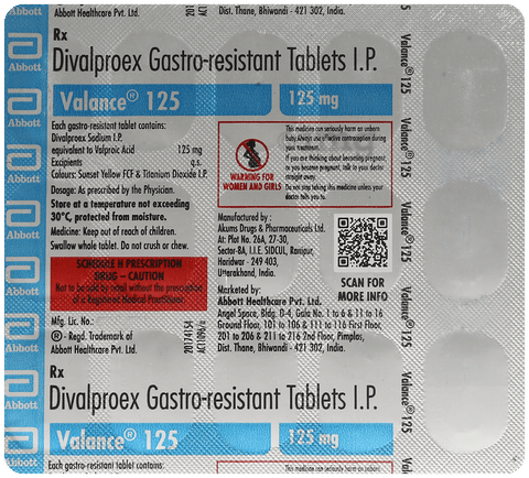 Valance 125 Tablet image