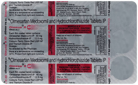 Olmesar H 40 Tablet image