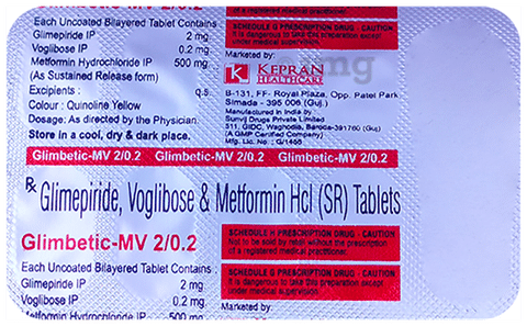 Glimbetic-MV 2/0.2 Tablet