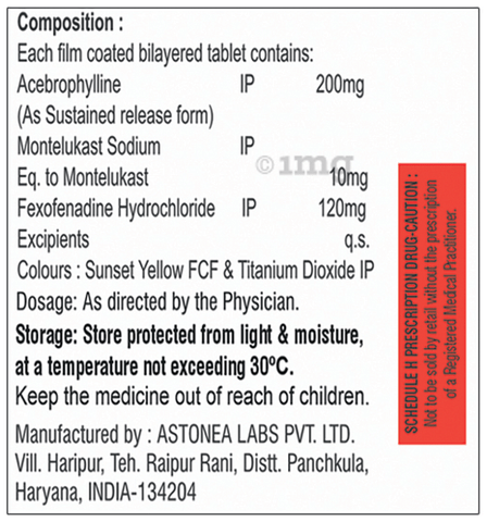 Clomont-FA Tablet SR image Clomont-FA Tablet SR image