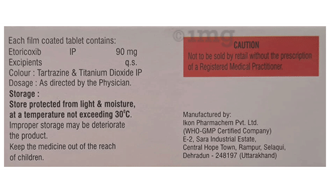 Etoarm 90 Tablet image