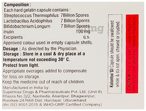 Kolontox 21 Capsule image Kolontox 21 Capsule image