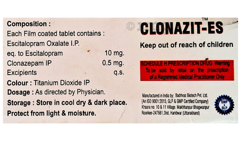 Clonazit-ES Tablet image