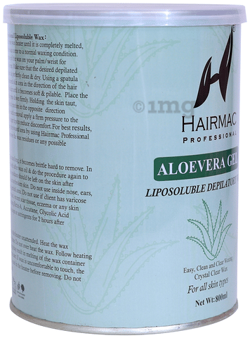 Hairmac Professional Aloevera Gel Liposoluble Depilatory Wax: Buy