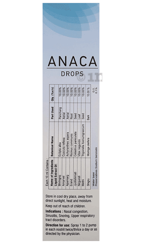 Anaca Nose Drops(30ml Each) 2