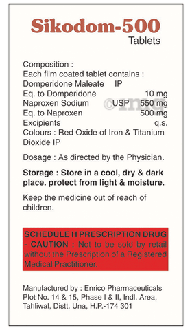 Sikodom 500 Tablet image
