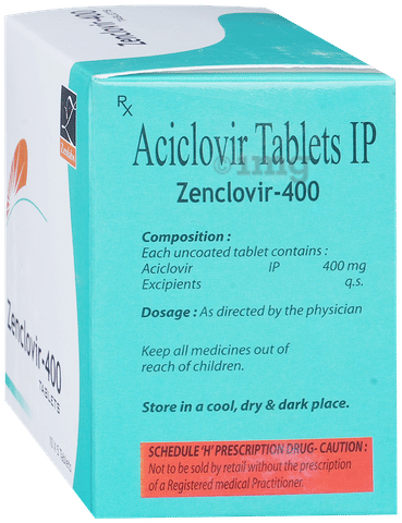 Zenclovir 400mg Tablet image Zenclovir 400mg Tablet image