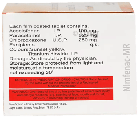 Nimfenac-MR Tablet image