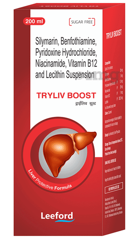 Tryliv Boost Syrup Sugar Free image Tryliv Boost Syrup Sugar Free image