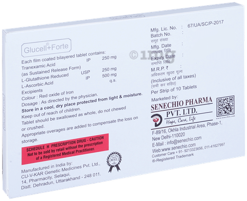 Glucell Plus Forte Tablet SR