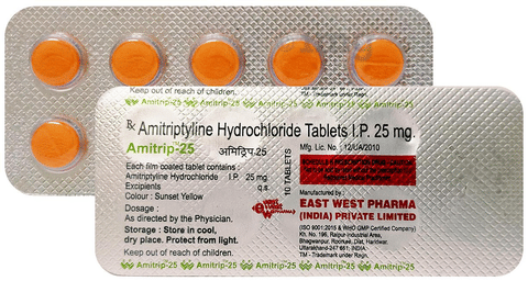 Amitrip 25mg Tablet image Amitrip 25mg Tablet image