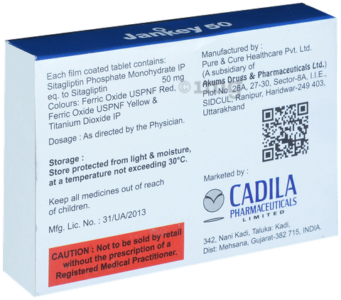 Jankey 50mg Tablet image