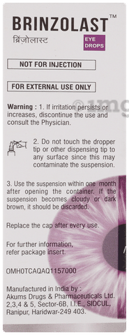 Brinzolast Eye Drop