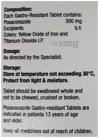 Posatral 300 Tablet image