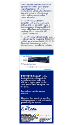 personal lubricant for pregnancy Pre-Seed Fertility Lubricant Gel | Paraben Free Water Based Personal  Lubricating Gel for Couples Trying to Conceive | Isotonic & pH-Balanced |  Doctor-Developed Formula
