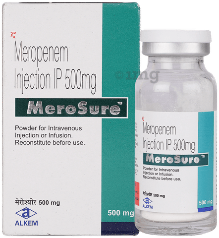 Merosure 500mg Injection image
