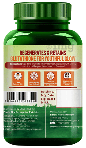glutathione medicine in homeopathy Vlado's Himalayan Organics Glutathione Builder for Anti-Ageing & Skin  Brightening Vegetarian Tablet: Buy bottle of 60.0 tablets at 𝗯𝗲𝘀𝘁  𝗽𝗿𝗶𝗰𝗲 in India