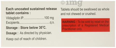 Vildanex 100mg Tablet SR image Vildanex 100mg Tablet SR image