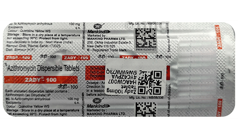 Zady 100mg Tablet image
