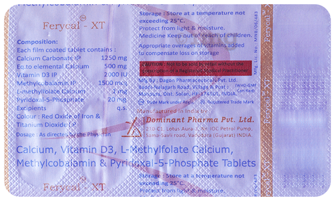 Ferycal-XT Tablet image