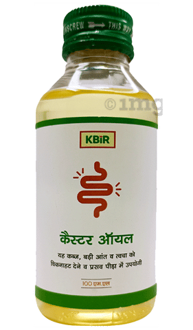 Kbir Castor Oil for Constipation Relief, Large Intestine Lubrication, And  Labor Pain: Buy bottle of 100.0 ml Oil at 𝗯𝗲𝘀𝘁 𝗽𝗿𝗶𝗰𝗲 in India