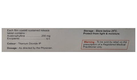 Ventace 200 SR Tablet image