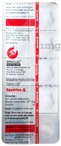Spadrine 5 Tablet image Spadrine 5 Tablet image