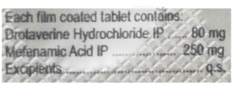 Drotitec M 80mg/250mg Tablet image Drotitec M 80mg/250mg Tablet image