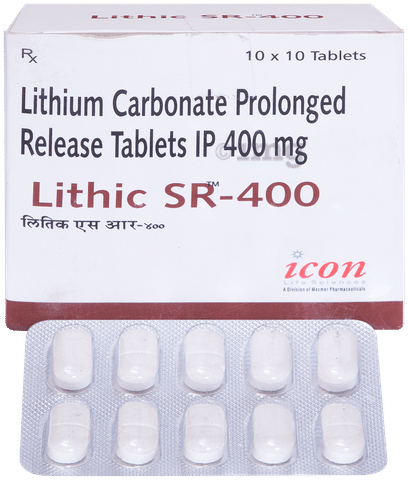 Lithic 400mg Tablet SR