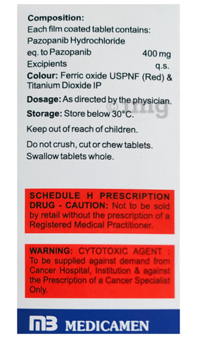 Pazocam 400mg Tablet image