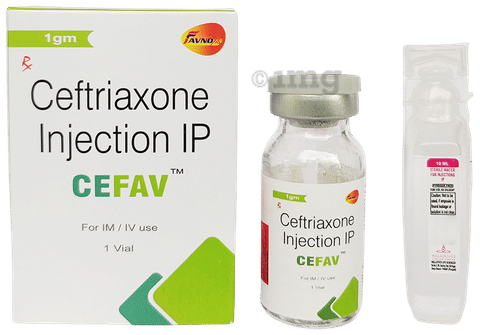 Cefav 1000mg Injection image
