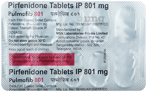 Pulmofib 801mg Tablet image