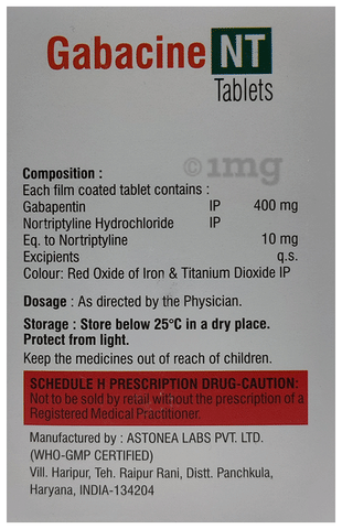 Gabacine NT Tablet image