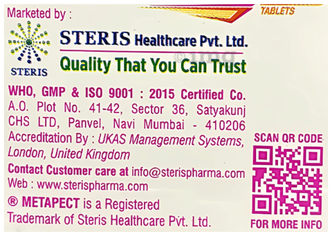 Metapect Cold Tablet image Metapect Cold Tablet image