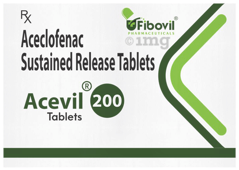 Acevil 200 Tablet SR image