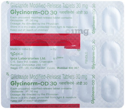 Glycinorm OD 30mg Tablet MR image