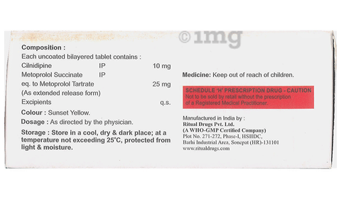 Cilcontrol-M 10/25 Tablet ER image