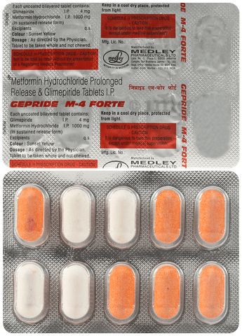 Gepride M 4 Forte Tablet PR image