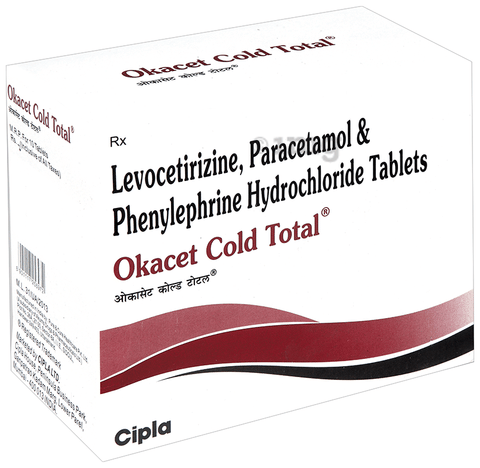 Okacet Cold Total Tablet image