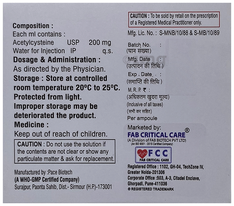 Mucolok 20% Injection image