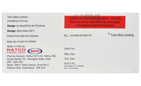 Natlimus 0.25mg Tablet image