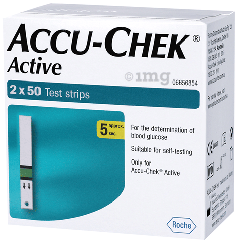 Accu-Chek Active Test Strip (Only Strips) image Accu-Chek Active Test Strip (Only Strips) image