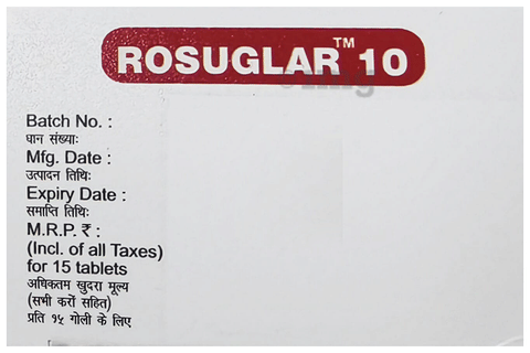 Rosuglar 10 Tablet image Rosuglar 10 Tablet image