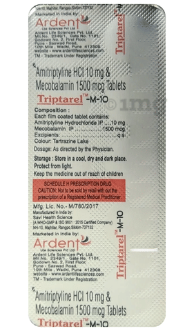 Triptarel-M 10 Tablet image