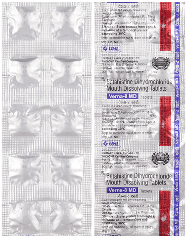 Verna 8mg Tablet MD image Verna 8mg Tablet MD image