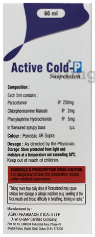 Active Cold-P Oral Suspension