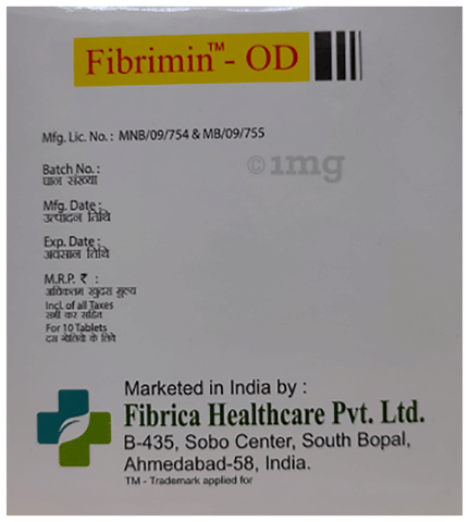 Fibrimin-OD Tablet image