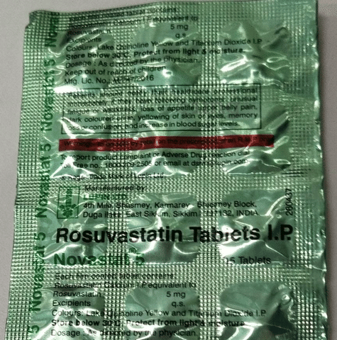 NOVastat 5 Tablet image NOVastat 5 Tablet image